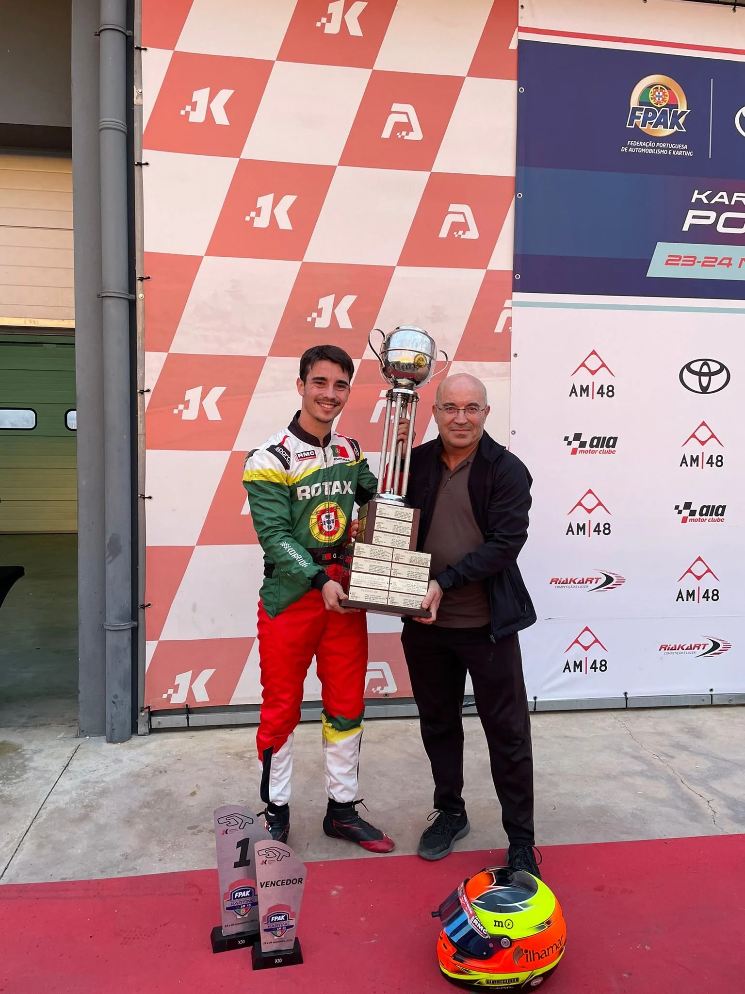 Gabriel racing in 2024