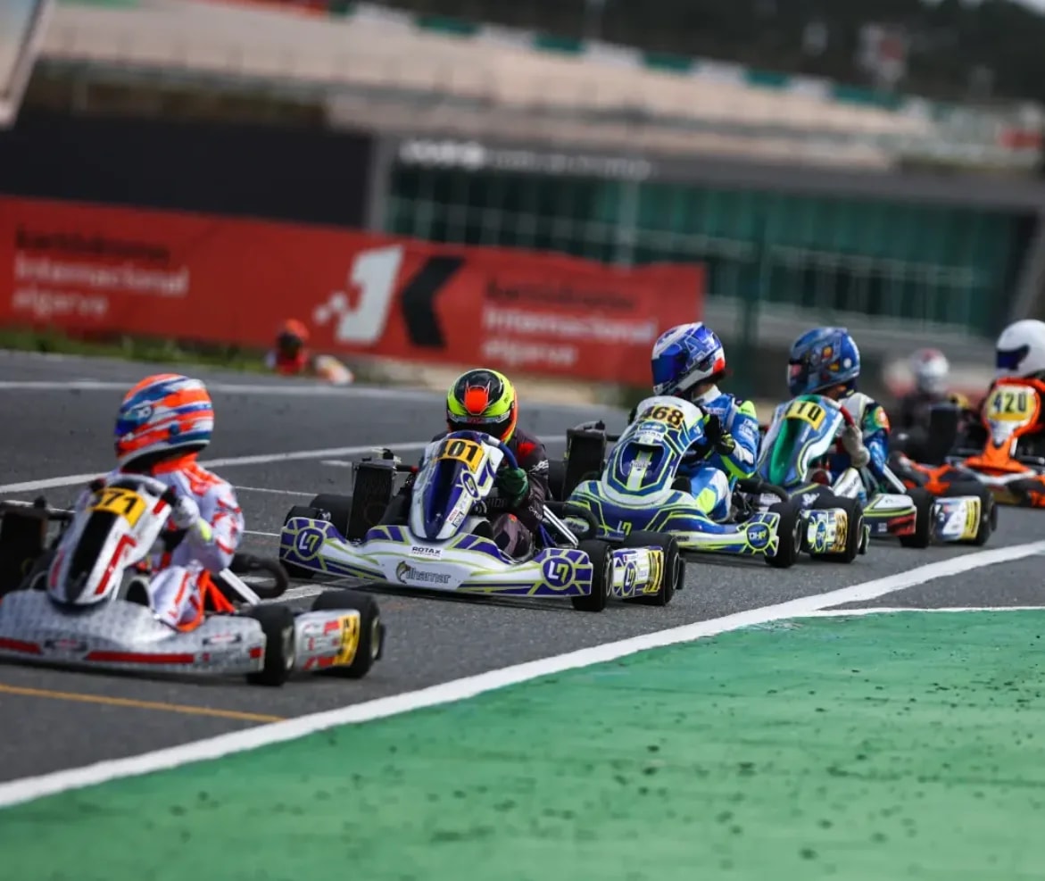 Gabriel early karting